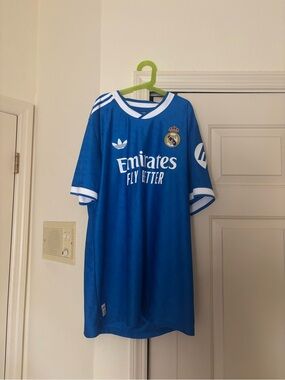 authentic Emirates Fly Better blue jersey